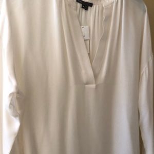Vince Silk Poet Blouse